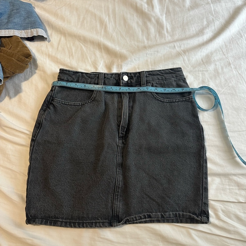 American Apparel Charcoal Mini Skirt